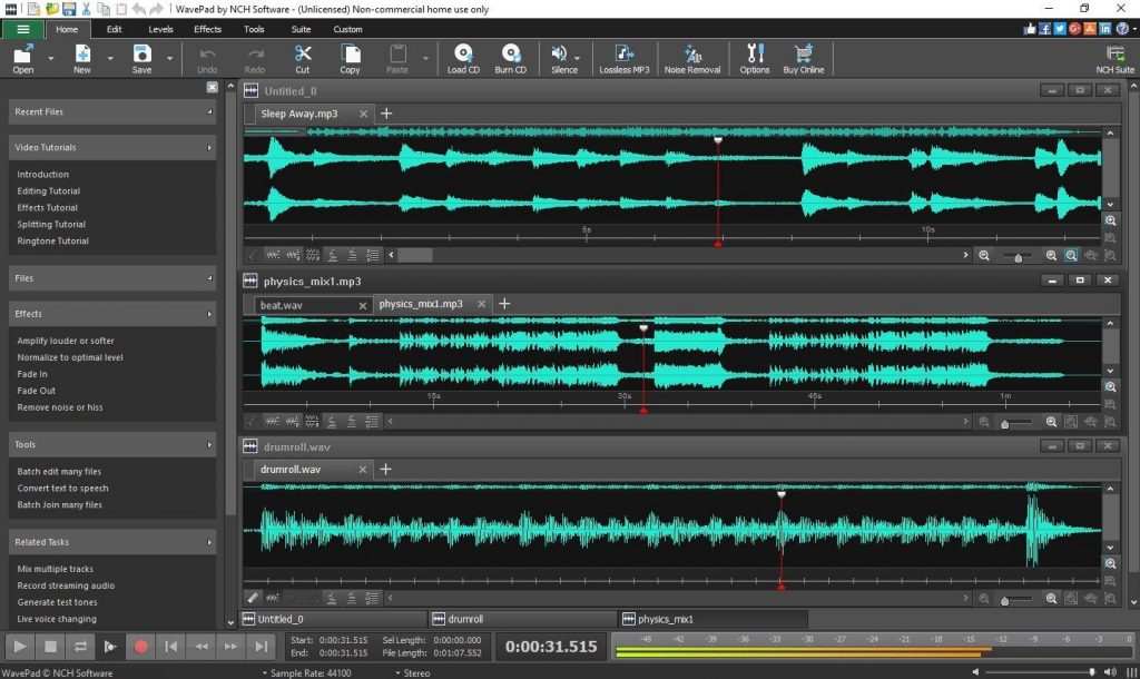 WavePad Sound Editor Crack 16.32 + Registration 