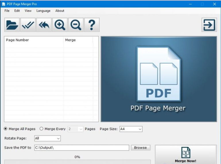 PDF Page Merger Pro Free Download